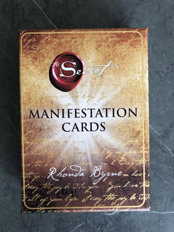 The Secret Manifestation Card - Rhonda Byrne, knyga 2