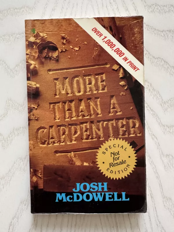 More Than a Carpenter - Josh McDowell, knyga 2