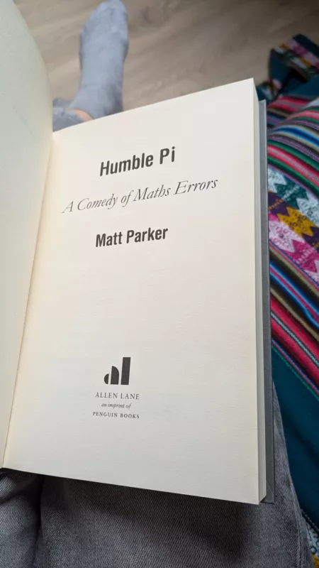 Humble Pi: A Comedy of Maths Errors - Matt Parker, knyga 3