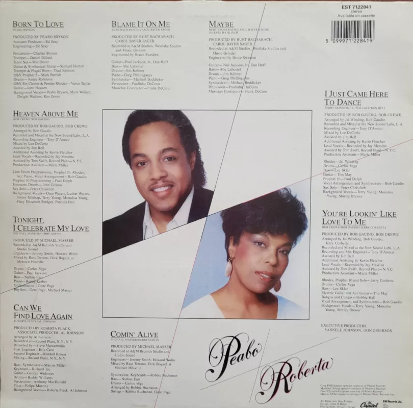 Born To Love - Peabo Bryson & Roberta Flack, plokštelė 3