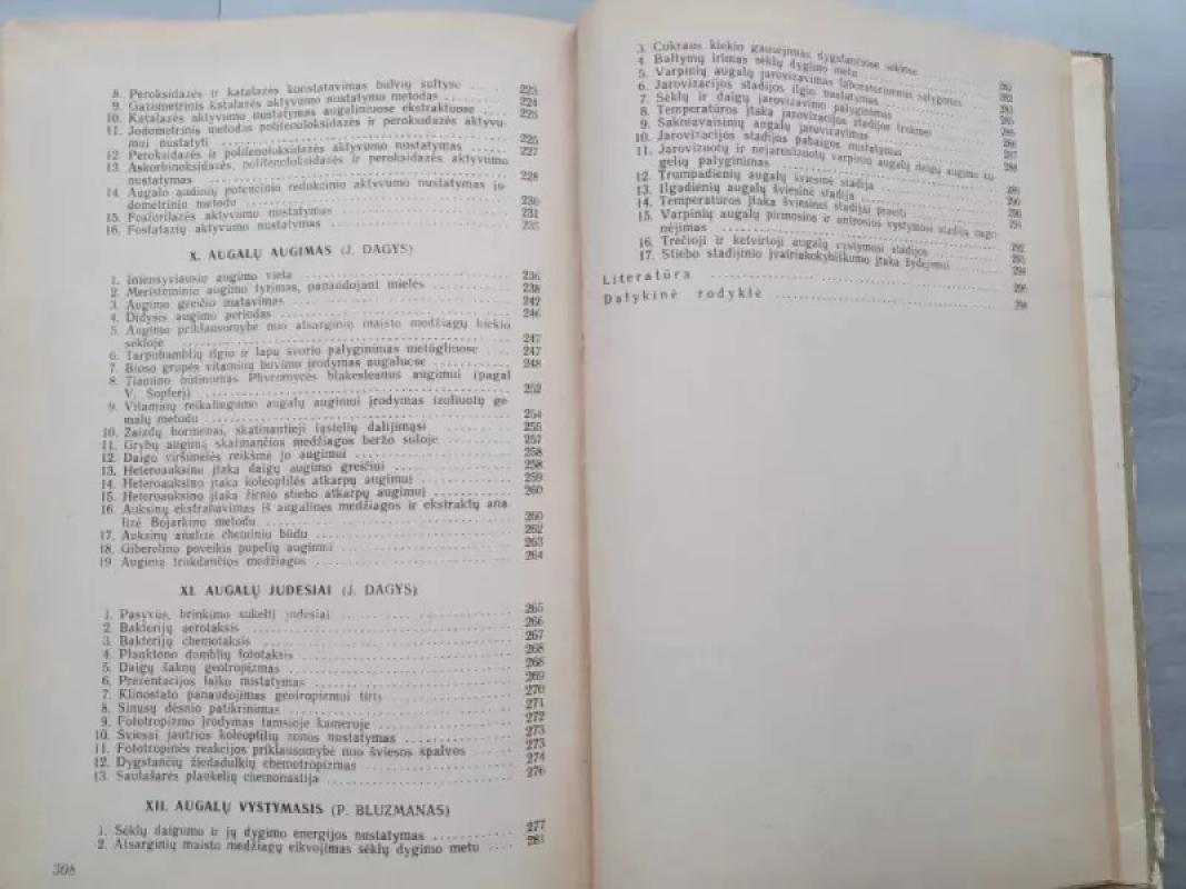 Augalų fiziologijos laboratoriniai darbai - J. Dagys, J.  Kuprevičius,A.  Minkevičius, knyga 5