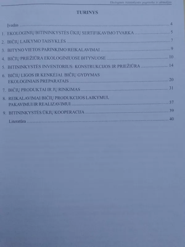 Ekologinės bitininkystės pagrindai ir aktualijos - Sigita Grigaliūnienė, knyga 5