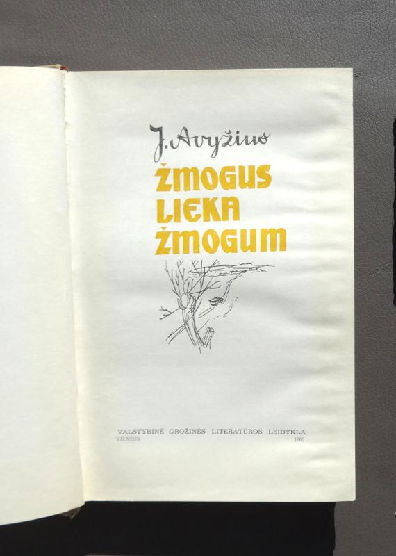 Žmogus lieka žmogum - Jonas Avyžius, knyga 2