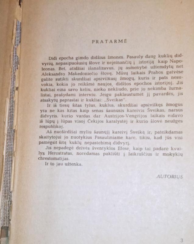 Šauniojo kareivio Šveiko  nuotykiai pasauliniame kare - J. Hašekas, knyga 4