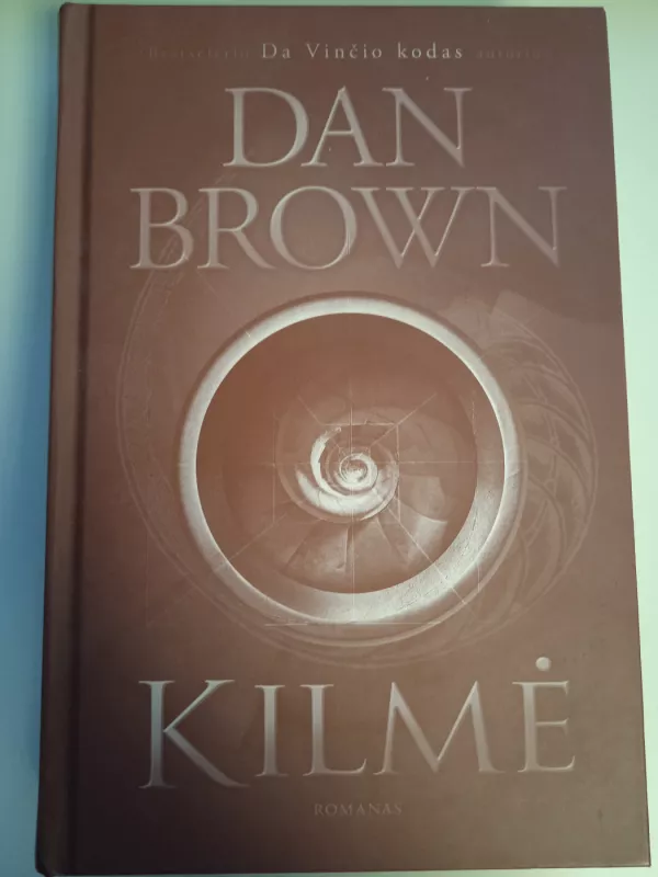 Kilmė - Dan Brown, knyga 2