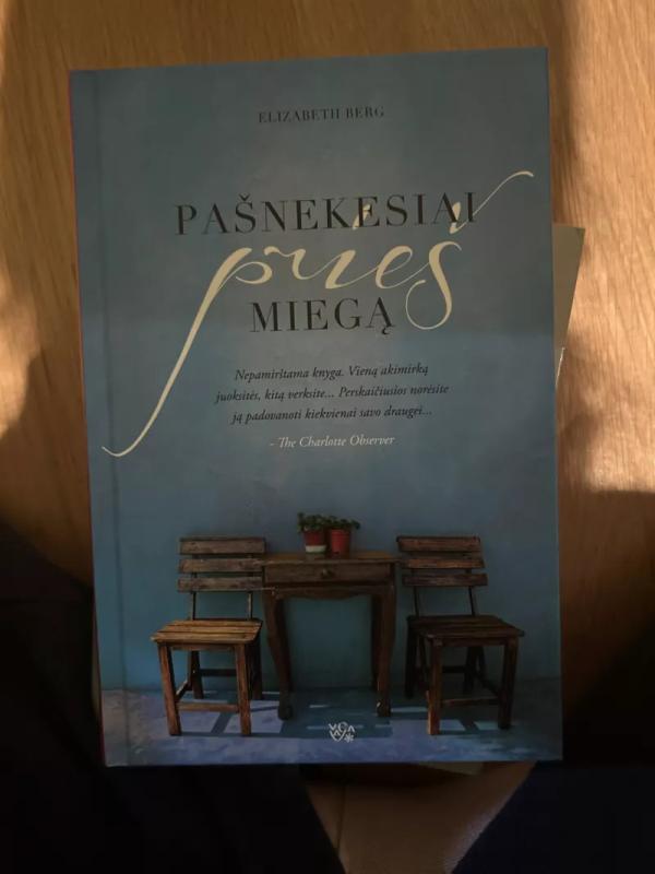 Pašnekesiai prieš miegą - Elizabeth Berg, knyga 2