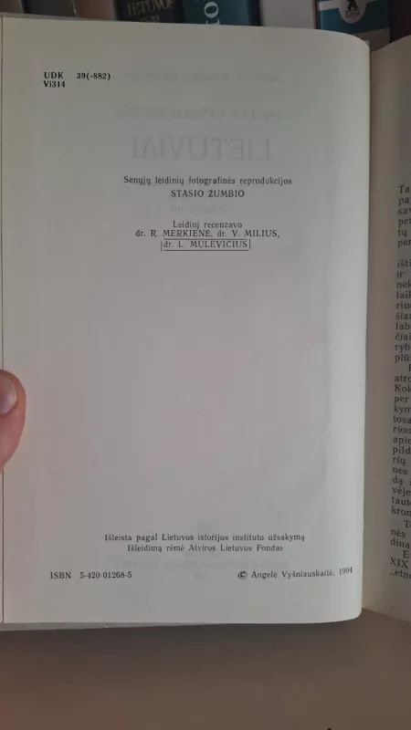 Lietuviai IX a. - XIX a. vidurio istoriniuose šaltiniuose - Angelė Vyšniauskaitė, knyga 3