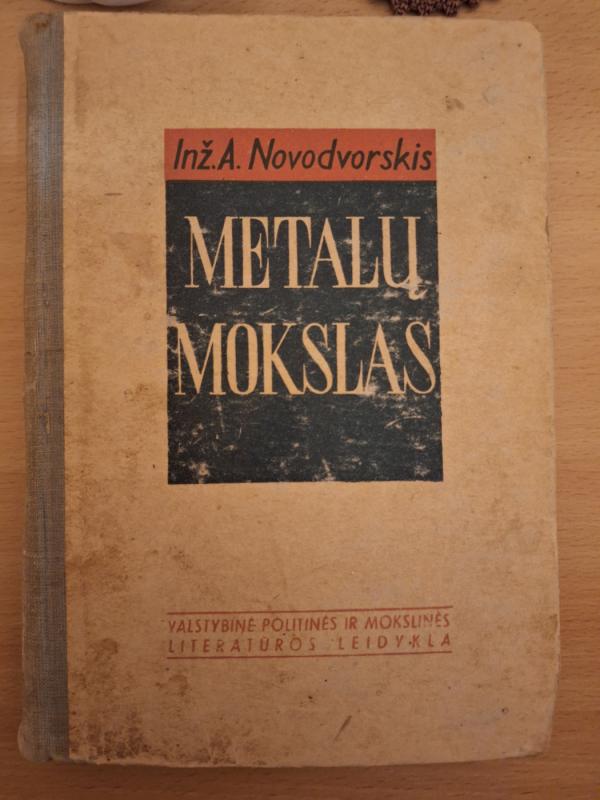 Metalų mokslas - A. Novogrodskis, knyga 2