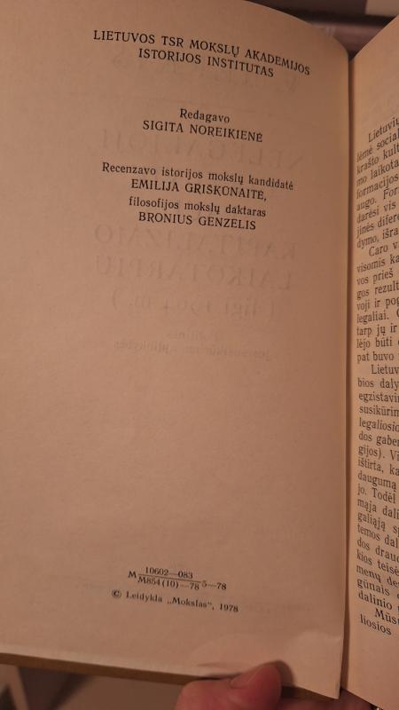 Nelegalioji lietuvių spauda kapitalizmo laikotarpiu (ligi 1904 m.) - Vytautas Merkys, knyga 4