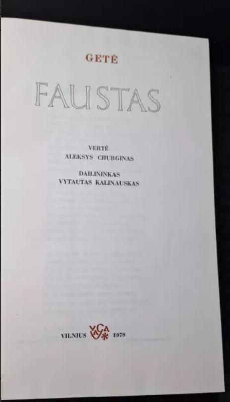 Faustas (Drama) - J. V. Getė, knyga 2