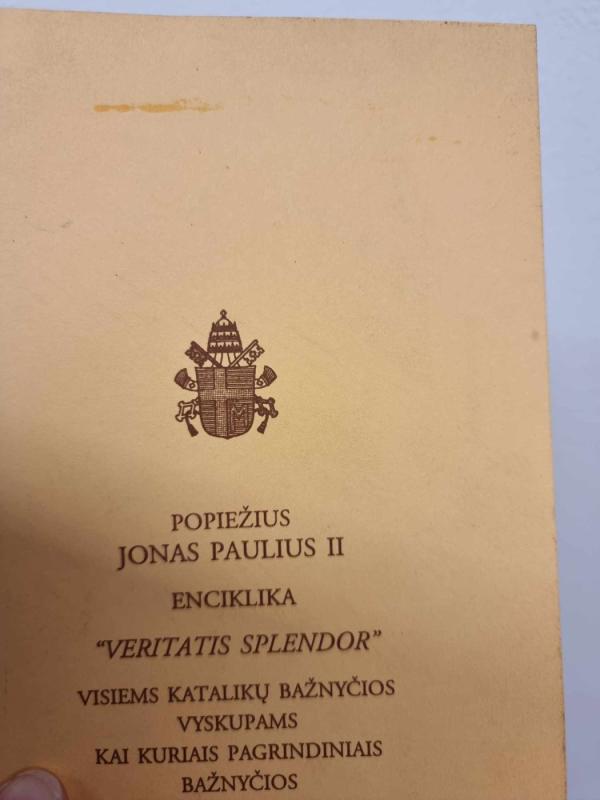 Enciklika ,,Veritatis splendor,, - Popiežius Jonas Paulius II, knyga 4