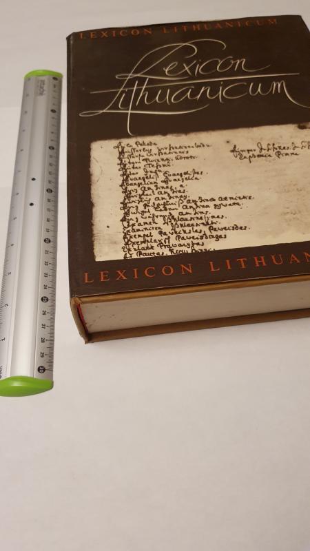 Lexicon Lithuanicum - Vincentas Drotvinas, knyga 5