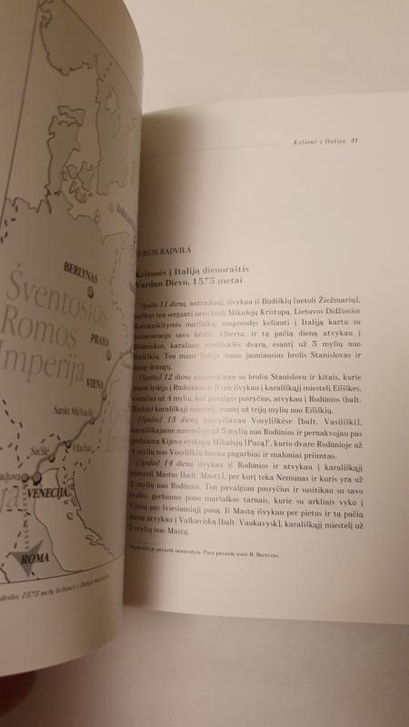 Jurgis Radvila Kelionė į Italiją 1575 metų dienoraštis - Eugenija Ulčinaitė, knyga 3