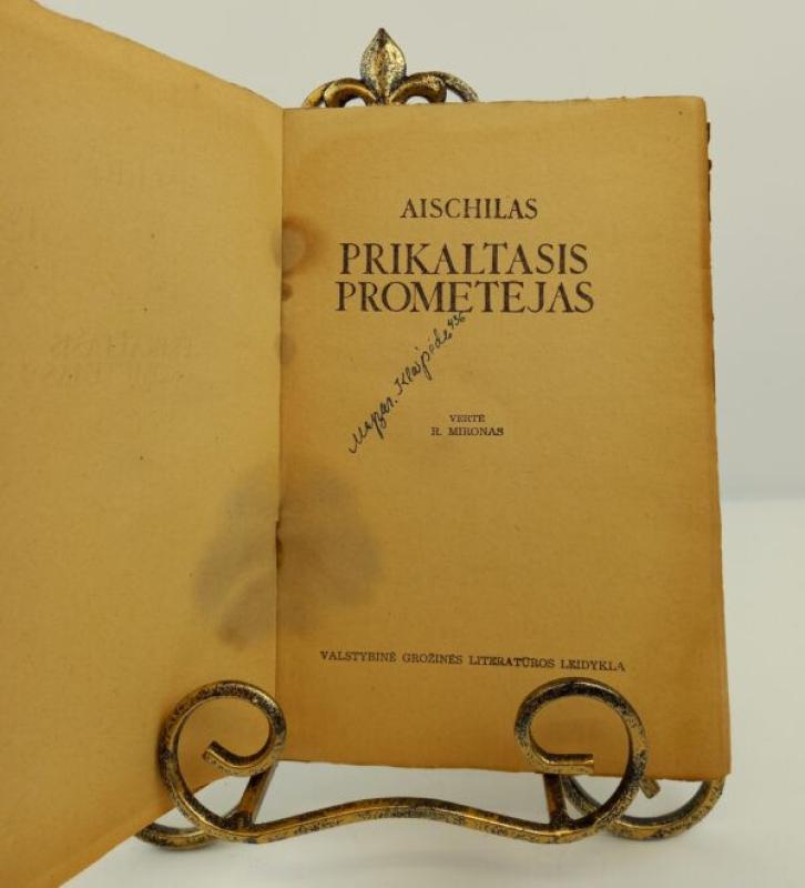 Prikaltasis Prometėjas 1947m. -  Aischilas, knyga 3