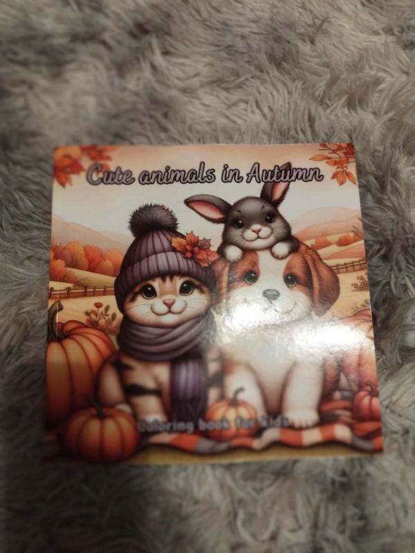 Cute Animals in Autumn - Visual Harmony, knyga 2