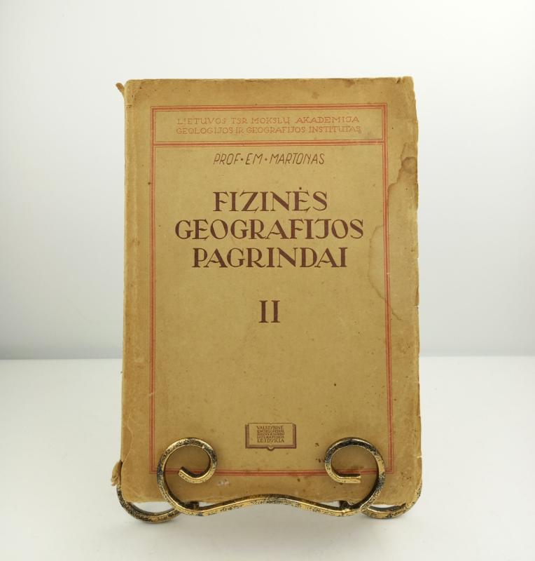 Fizinės geografijos pagrindai II tomas, 1949m. - E. Martonas, knyga 2