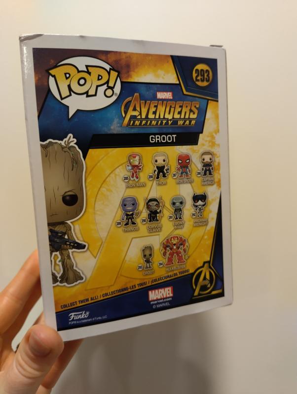 Funko Pop Avengers Infinity War Groot Marvel - , stalo žaidimas 4