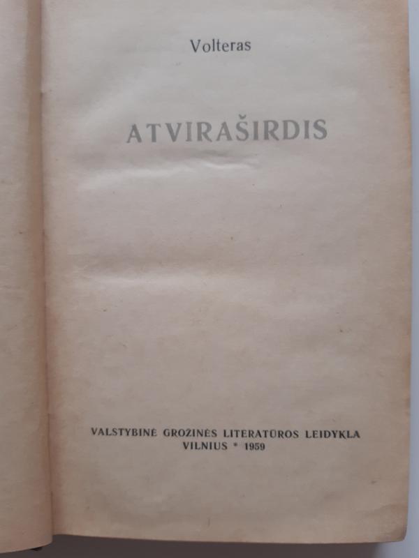 Atviraširdis - Volteras, knyga 3