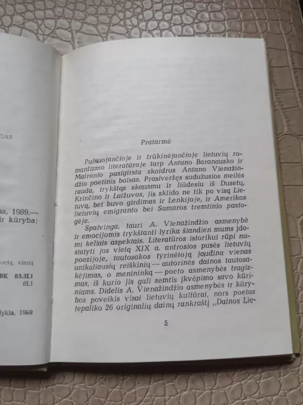 Antanas Vienažindys - T. Bikinaitė, knyga 5