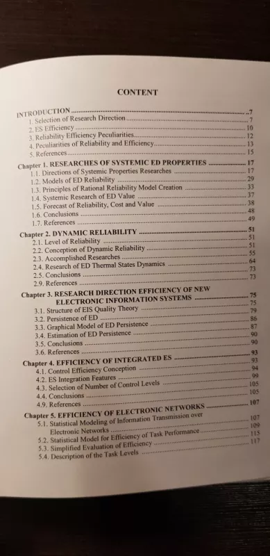 Reliability and efficiency of electronic system - Danielius Eidukas, knyga 4