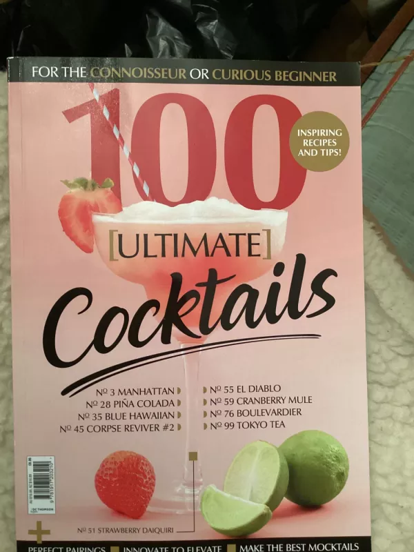 100 Ultimate Cocktails - Vince Thompson, knyga 2