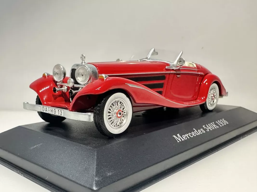 Mercedes-Benz 540K W29 Special Roadster 1936 1:43 Altaya - , namai ir interjeras 4