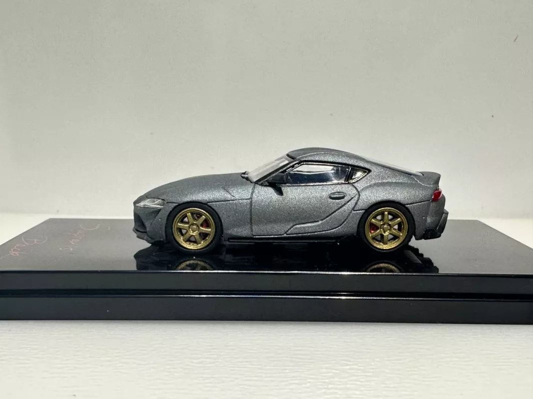 Toyota Supra A90 RZ GR Customized matinis pilkas RHD 1:64 Hobby Japan - , namai ir interjeras 5