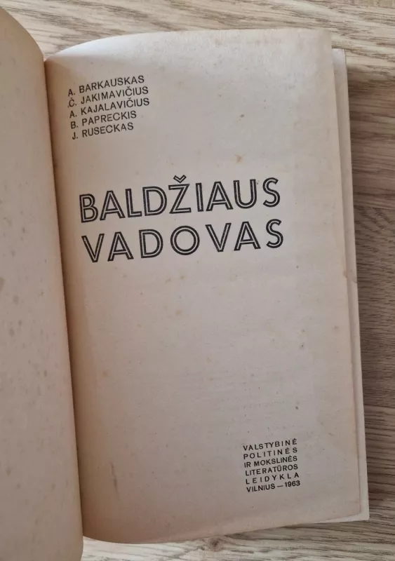 Baldžiaus vadovas - Autorių Kolektyvas, knyga 3