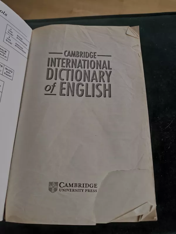 Cambridge International Dictionary of English - Autorių Kolektyvas, knyga 3