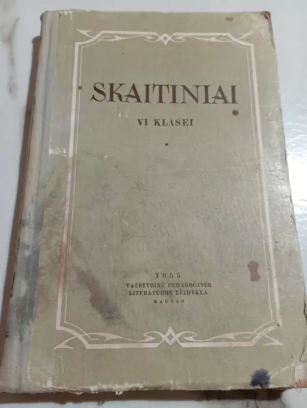 Skaitiniai VI klasei - J.čeniene V.Eidukaitis, knyga 3