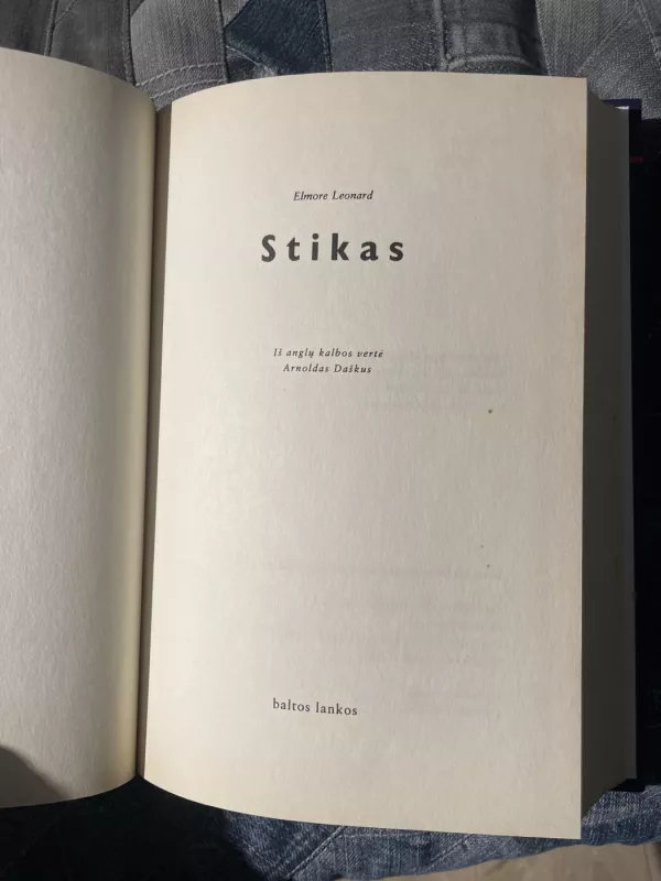 Stikas - Elmore Leonard, knyga 3