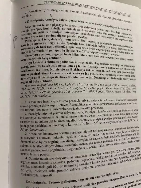 Lietuvos Respublikos baudžiamojo proceso kodekso komentaras - Autorių grupė, knyga 3