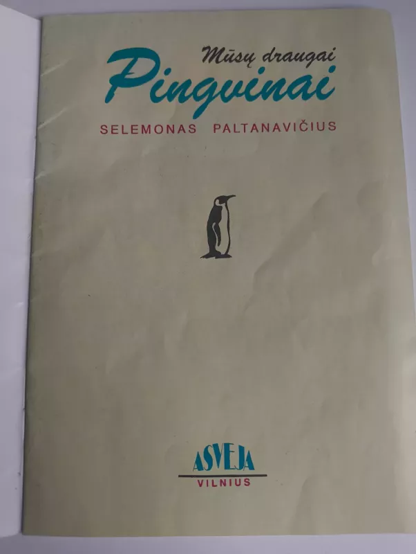 Pingvinai - Selemonas Paltanavičius, knyga 4