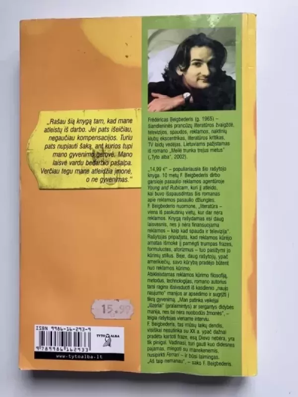 14,99 € - Frederic Beigbeder, knyga 3