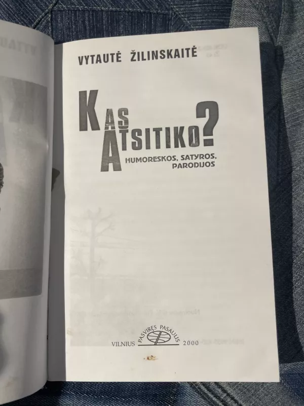 Kas atsitiko? - Vytautė Žilinskaitė, knyga 3