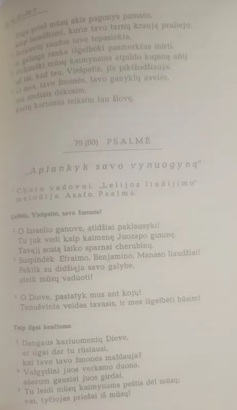 Šventasis raštas, Psalmynas - Autoriių kolektyvas, knyga 2