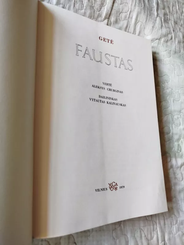 Faustas (Drama) - J. V. Getė, knyga 3