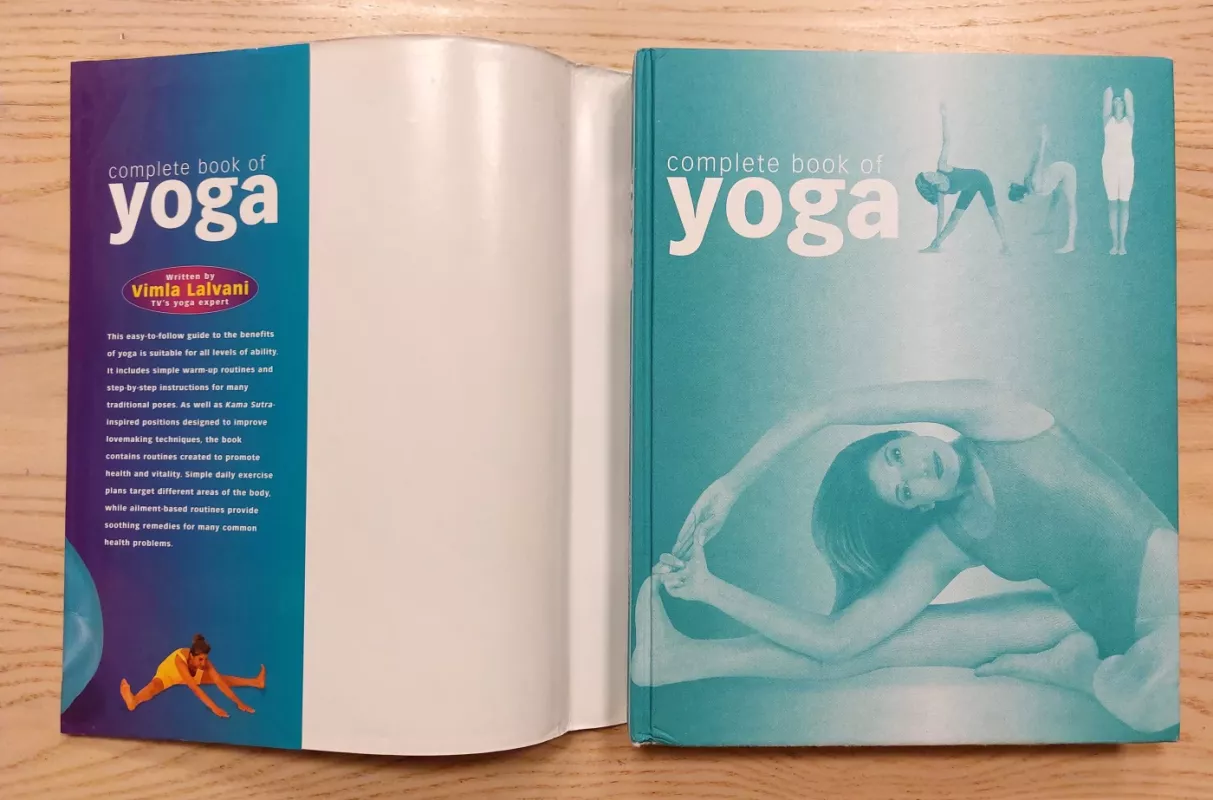 Complete Book of Yoga The total yoga workout for mind, body and spirit - Vimla Lalvani, knyga 3