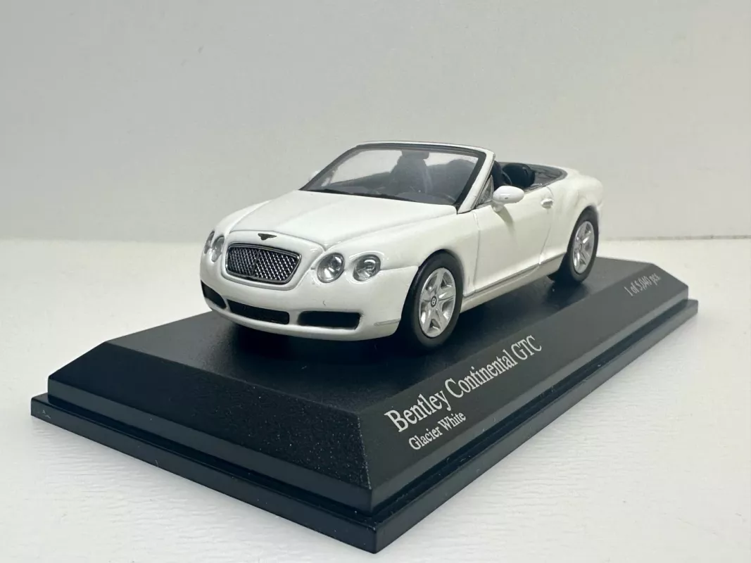 Bentley Continental GT Cabriolet 2007 1:64 Minichamps - , namai ir interjeras 4