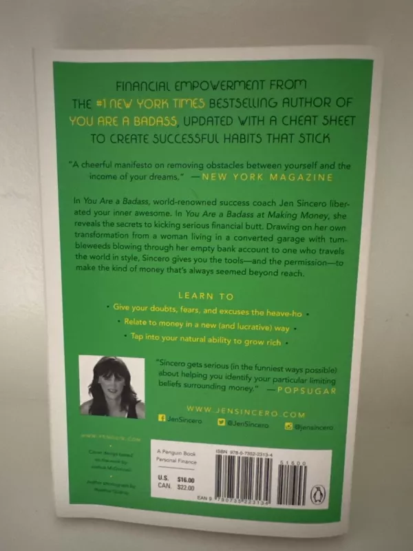 You are a badass at making money - Jen Sincero, knyga 3