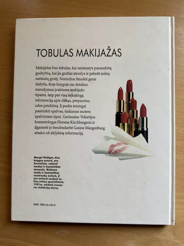 Tobulas makijažas - Margit Rüdiger, knyga 4