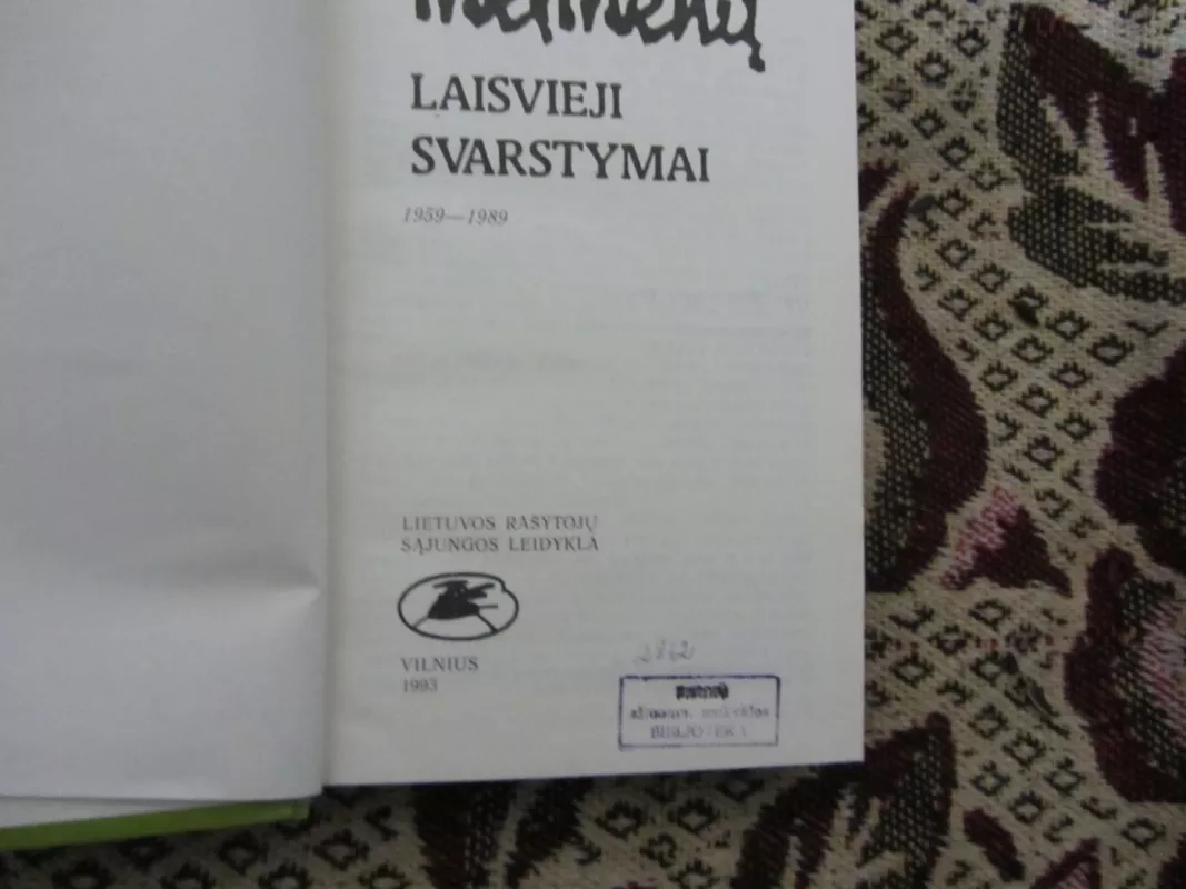 Metmenų laisvieji svarstymai - V. Gasiliūnas, knyga 3