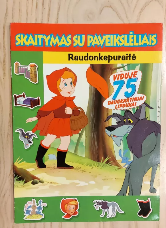 Raudonkepuraitė: skaitymas su paveikslėliais - Autorių Kolektyvas, knyga 2