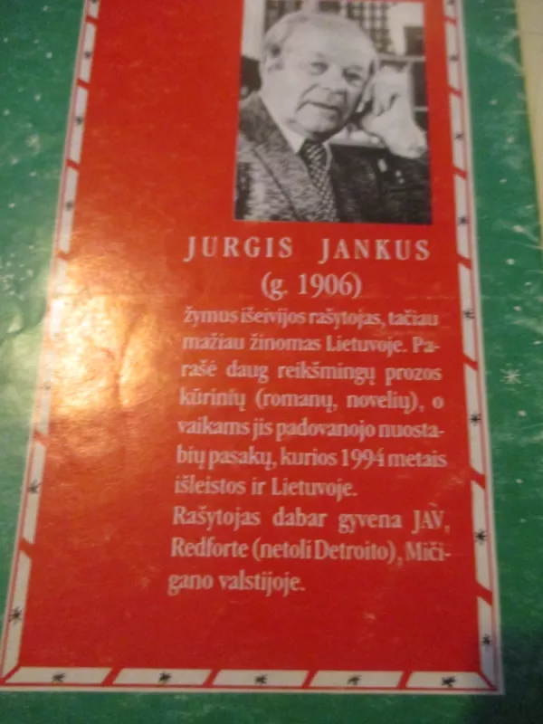 Grigo ratai. Kalėdų pasaka - Jurgis Jankus, knyga 4