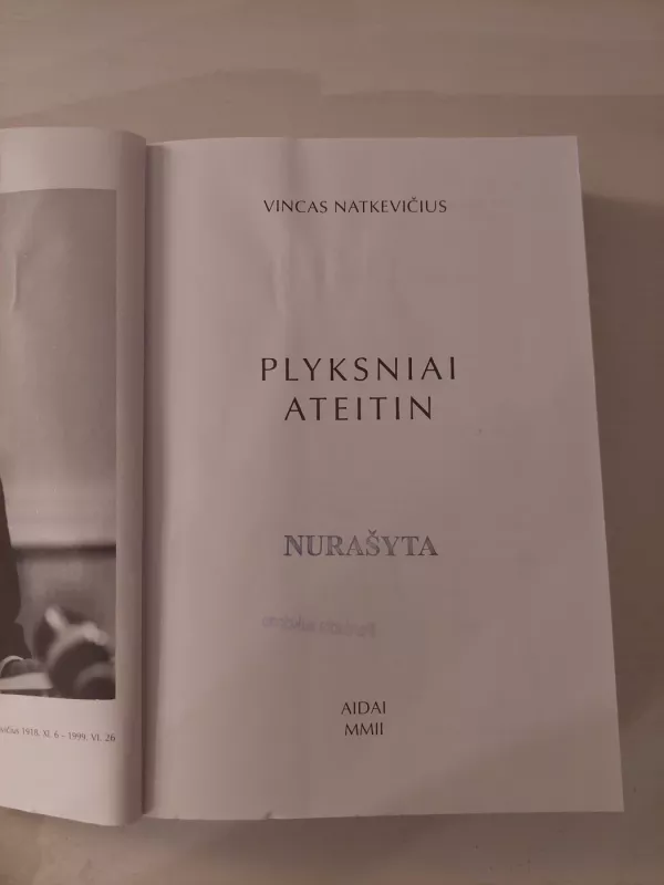 Plyksniai ateitin - Vincas Natkevičius, knyga 3