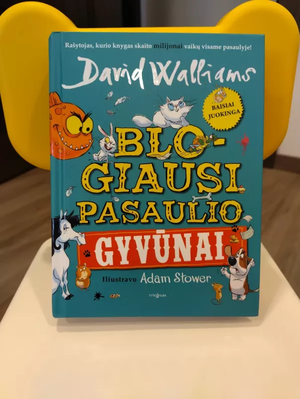 Blogiausi pasaulio gyvūnai - David Walliams, knyga 2