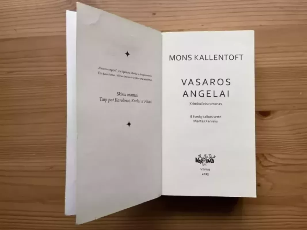 Vasaros angelai - Mons Kallentoft, knyga 3