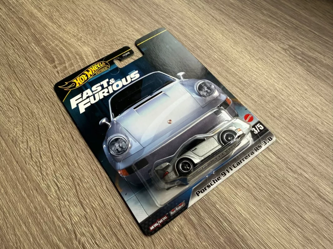 Porsche 911 Carrera RS 3.8 Fast & Furious Hot Wheels Premium - , namai ir interjeras 3