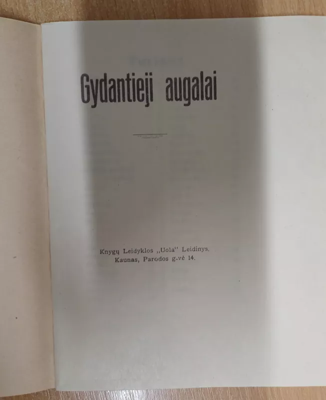 Gydantieji augalai - J. Birzinas, knyga 3