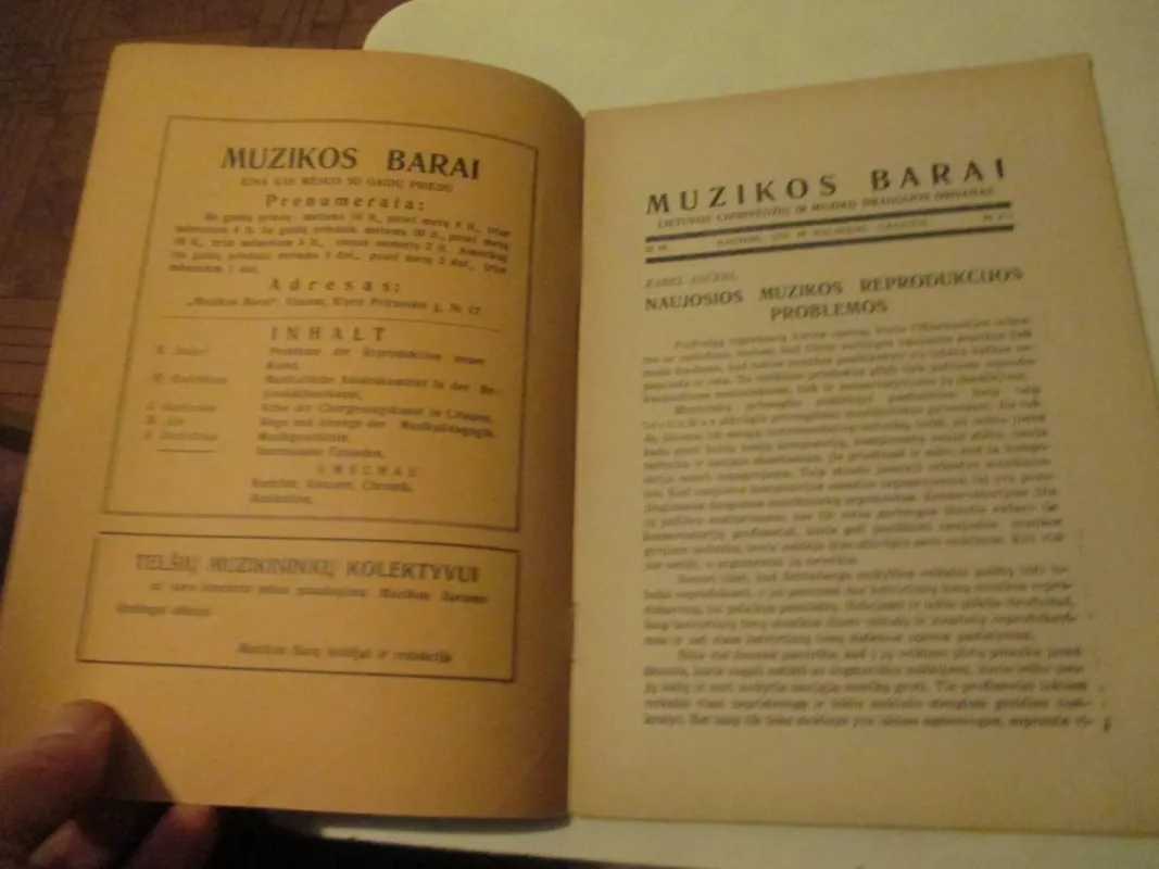 Muzikos barai, 1933 m., Nr. 4-5 - autorių kolektyv, knyga 6